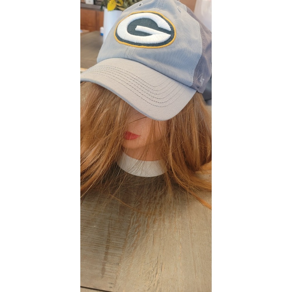 NFL Green Bay‎ Packers '47 Brand Dreadnought Grey Adjustable Hat. See Pics/Desc.